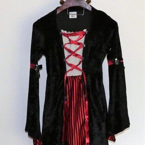 Rogue Pirate pullover high low dress sexy costume